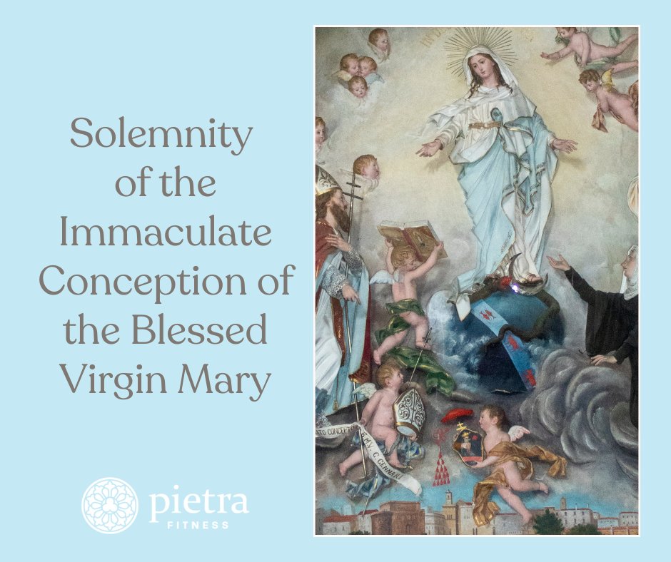PIETRAFITNESS's tweet photo. "The most Blessed Virgin Mary was, from the first moment of her conception, by a singular grace and privilege of almighty God and by virtue of the merits of Jesus Christ, Saviour of the human race, preserved immune from all stain of original sin." CCC 491
#pietrafitness https://t.co/BpNv2pkFpR