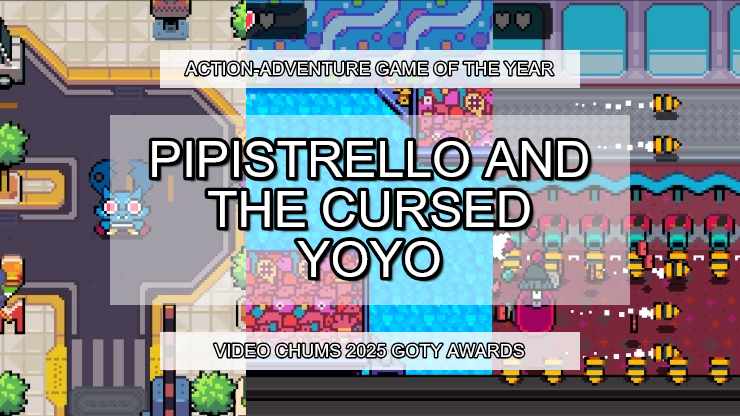 Pipistrello and the Cursed Yoyo from <a href="/PocketTrap/">Pocket Trap</a> and <a href="/PMStudiosUSA/">PM-Studios</a> is our Action-adventure Game of the Year! 🏆 videochums.com/article/indie-…