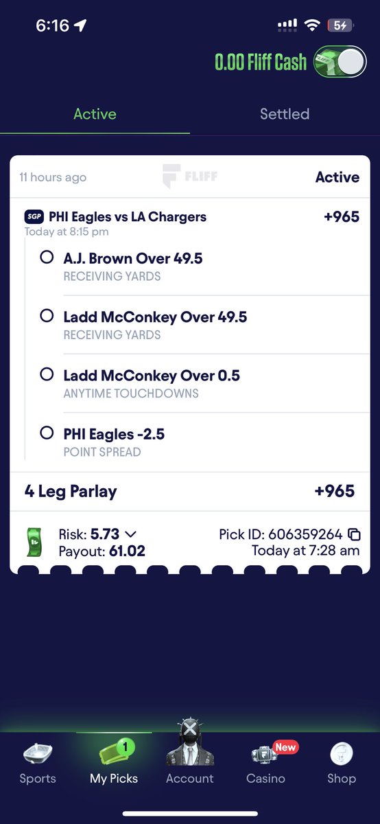 Please god Fliff I need this. #sportsbetting