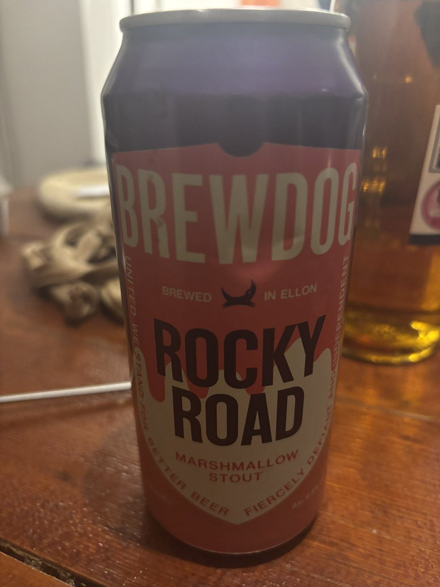 Had to get on here to balance the scales. Brewdog Rocky Road is minging and no one should be subjected to it. My boyfriend says it’s the worst beer he’s ever tasted. It smells marshmallowy and you think it might be sweet but it just tastes…wrong. No one should do this to a stout