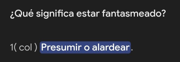 Y con razón te decían fantasma fkskfkfkfkrk