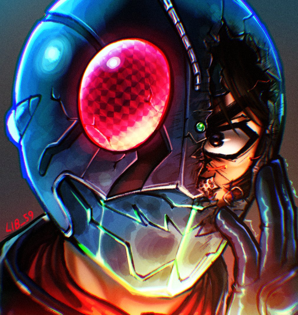 LIB_59's tweet image. I wanted to do the mask trend with #KamenRider