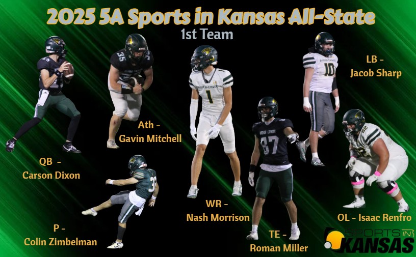 BobcatFB's tweet image. Congratulations to those Bobcats who made 1st team 5a and HM 5a from Sports in Kansas! #OneVision