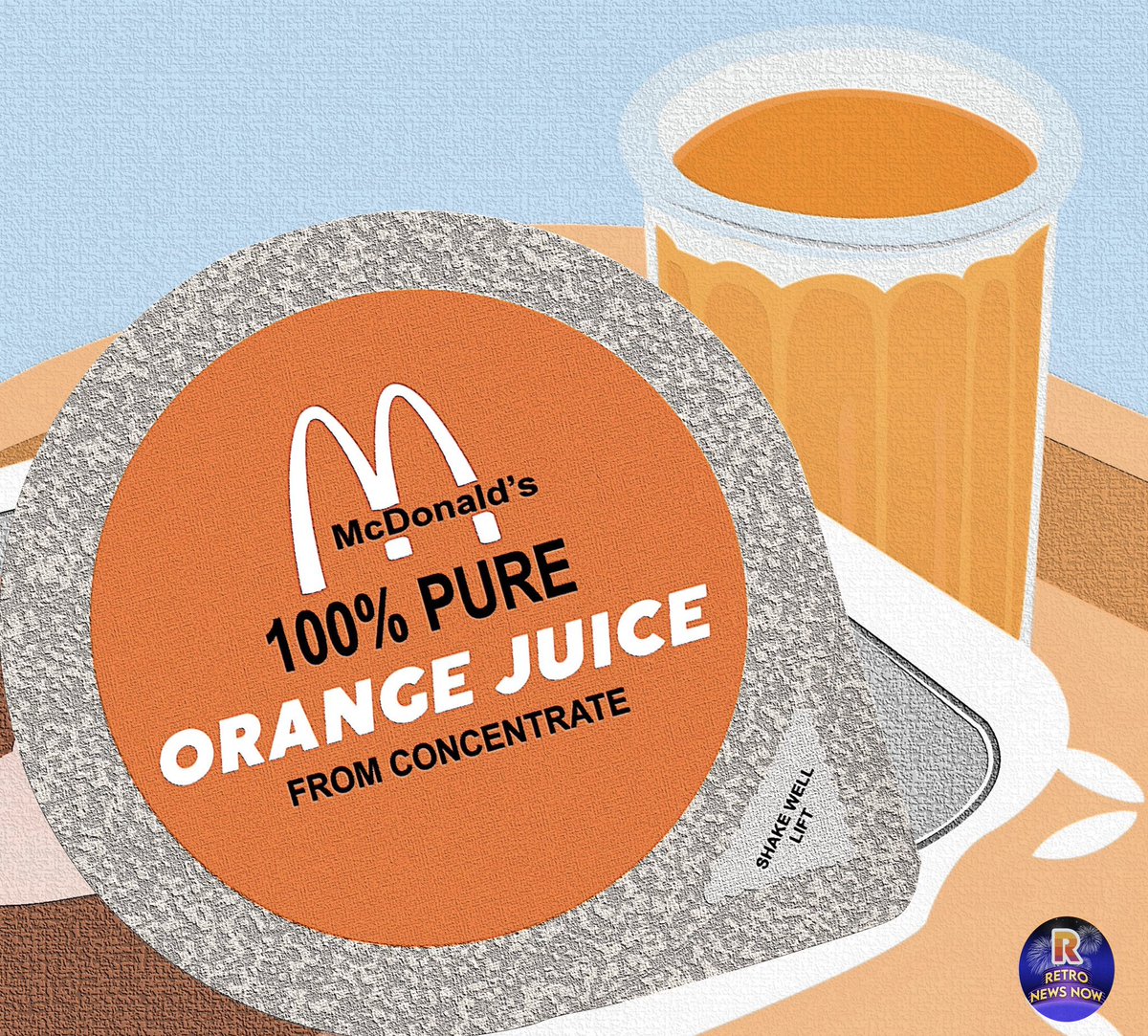 🍊1980s McDonald’s Orange Juice