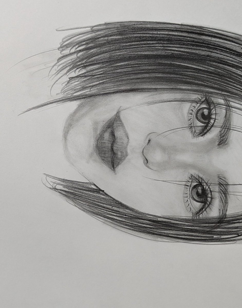 ReiSakurano's tweet photo. これがこうなってこう。
 #絵描きさんと繋がりたい 
 #鉛筆画
 #イラスト https://t.co/yDJY0YHwMv