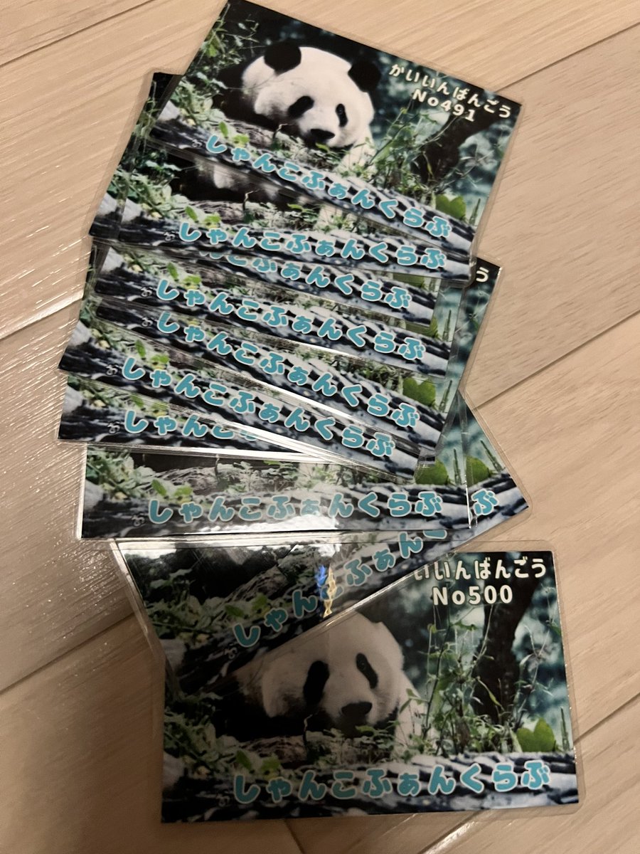 #光子カード　#おシャン子ファンクラブ
#シャンシャン #xiangxiang #香香 #ジャイアントパンダ #大熊猫 #パンダ #panda #giantpanda #パンダ好き #上野動物園 #uenozoo #大熊猫香香 #熊猫基地 #雅安 #雅安碧峰峽大熊貓基地 #雅安碧峰峡パンダ基地 #팬더
おシャン子ファンクラブ会員募集中です