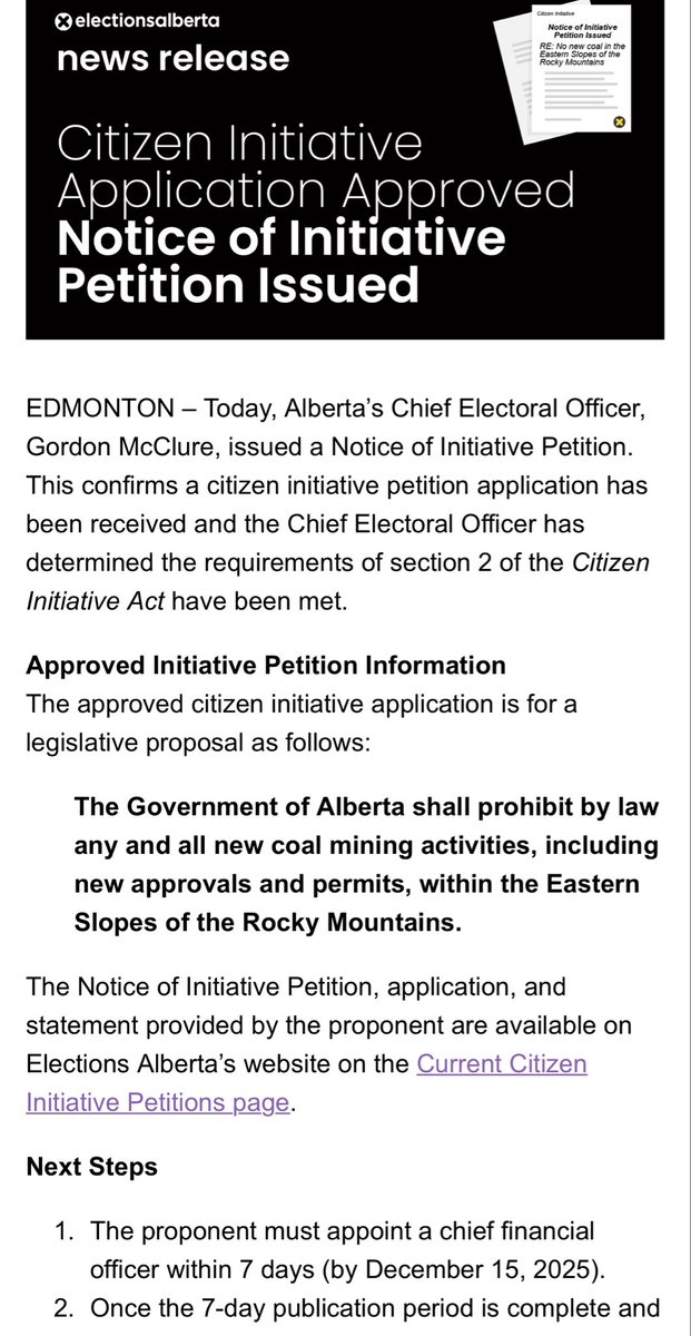 MujahidZulkifl's tweet photo. “Brian Jean & UCP Face Growing Backlash as Citizens Take Coal Ban Into Their Own Hands”
#AlbertaToday #BrianJean #UCP #EasternSlopes #StopCoal #ProtectOurMountains #AlbertaEnvironment #UCPFailures #CitizenInitiative #CoalBan #RockyMountains #PublicBacklash #AlbertansRise #AccountabilityNow #YYC #YEG
@Notncalgary
@nedajolie
@nandouglas
@OlenaRohoza
@profbenperrin
@Paulinetourlady
@PeteMossmulch
@paladine
@profbenperrin
@PfParks
@poetsmom
@roulinski
@Realcamdavies
@RockinStixx
@RobinHoodlum
@RichardKnack
@RayburnBev
@Rowenad19
@Rosiebelle54
@sillyrabbitfafo
@Slmorris555
@sherlockeditor
@sytsema_andy
@SusanneDeb
@SomewhereInAB
@shillabr
@TonyJCronin
@ToewsWenda
@TheRealDKGray
@TheBlueGem3
@TrueNorth0426
@uppitybitxh
@UPROAR23
@VesterkhVester
@Woodywood1999
@wafflemum
@ZyexJmk