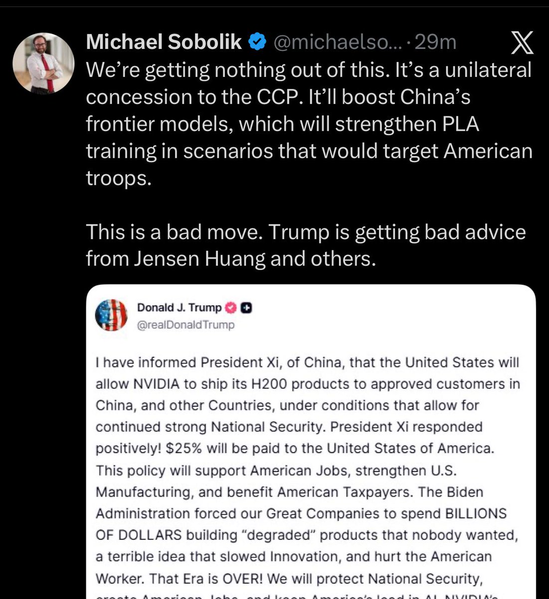 Jajajaja
Trump es el presidente más gracioso, 10/10. Hablar mal de las GPU de la era Biden como un gasto innecesario qu