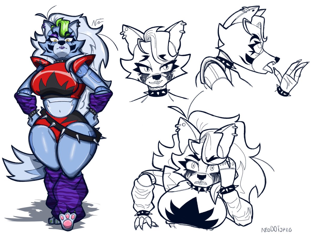 RoxyWolfsWifey's tweet photo. More Flashback Roxy!! #FNAF #fnaffanart #fnafsb #Maximumsecurityau #roxannewolf #furry https://t.co/BBulYi3zZb