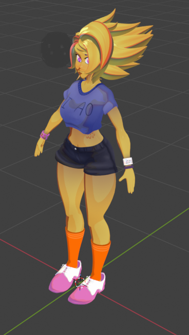 Been cooking this goober on Blender :3