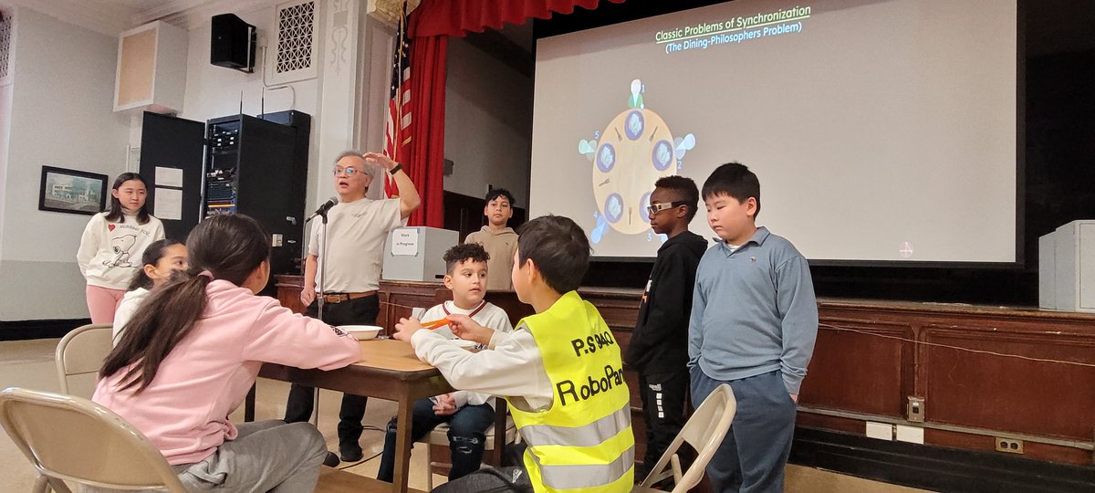 94QDavidDPorter's tweet photo. Day 1 of #CSEdWeek @PS94DavidPorter started with a speaker from the field 🐼🌟  Thank you Mr. Wong for sharing your journey &amp; passion for computer science @PTAofPS94Q @PS94Makerspace #CS4All @NYCSchools @D26Team https://t.co/rlW4OvdYpa