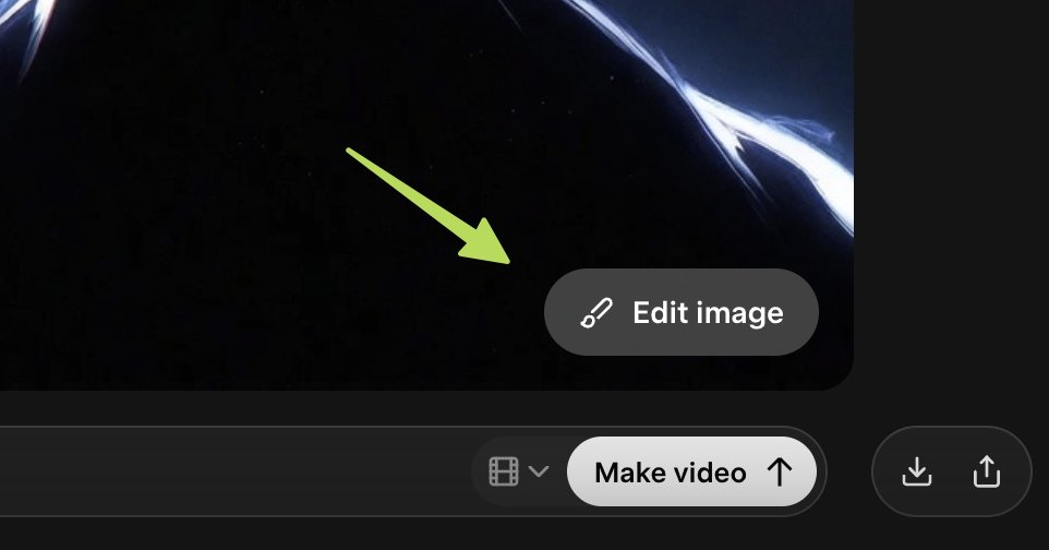 techdevnotes's tweet image. Grok Imagine on Web now has Edit Image feature