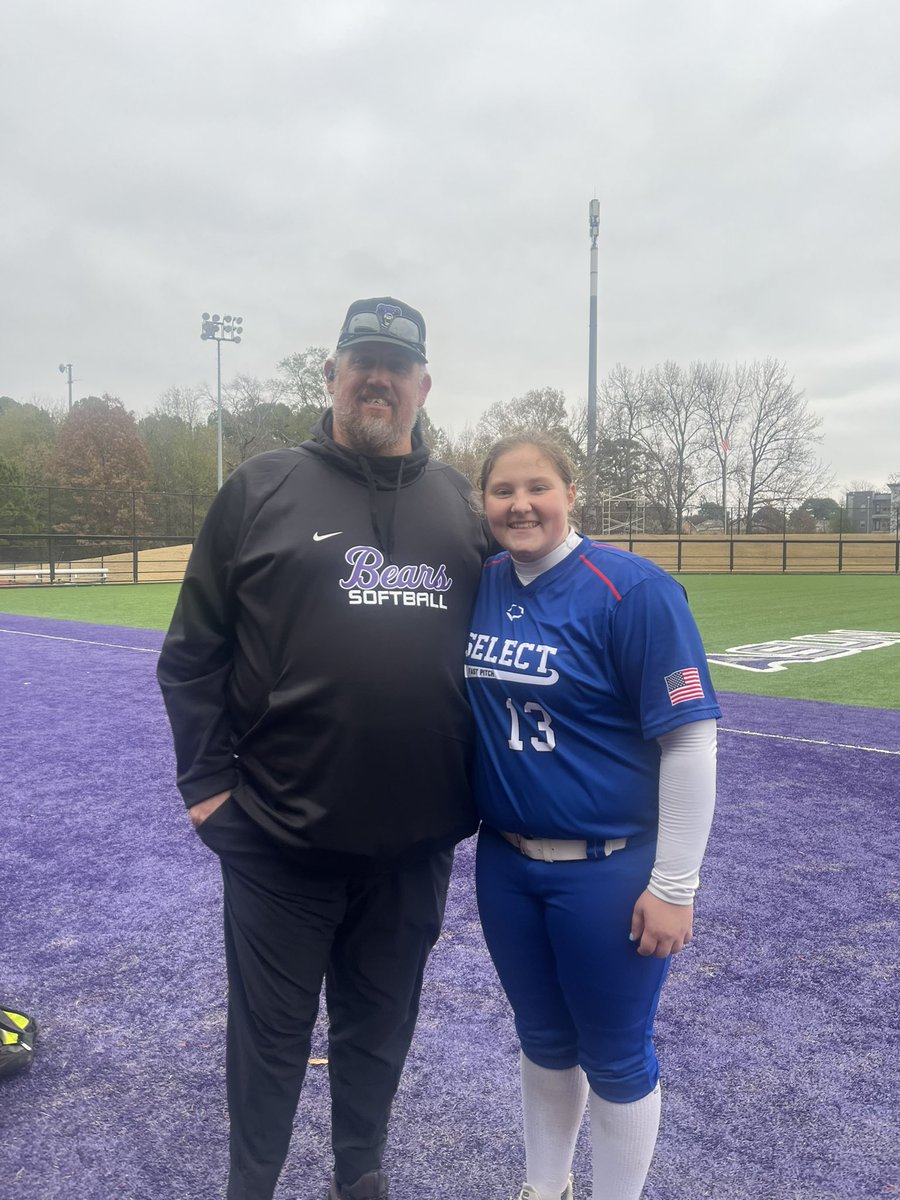 CatRichman_13's tweet image. Had the best experience @UCASoftball camp on Sunday. Thank you to @CoachLucas_ , @coachapjackson , @trin_1223, and all the players. I loved getting to know more about what it’s like to become a Bear! Hope to be back soon 💜🖤
@ejonesrockchalk @Select16Zagozda @TOP_D1RECRUITS…