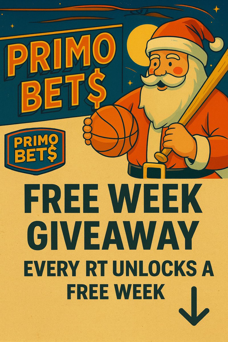 🚨 FREE WEEK GIVEAWAY 🚨
Every RT unlocks another free-week trial.
Let’s see how high we can run this up 👇

🔗 whop.com/primo-bets/pri…