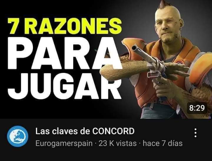 Amable recordatorio de que estos tipos dijeron que Concord era una obra de arte y que lo debías jugar "si te gustaban los juegos de verdad"

Yo ahi lo dejo...