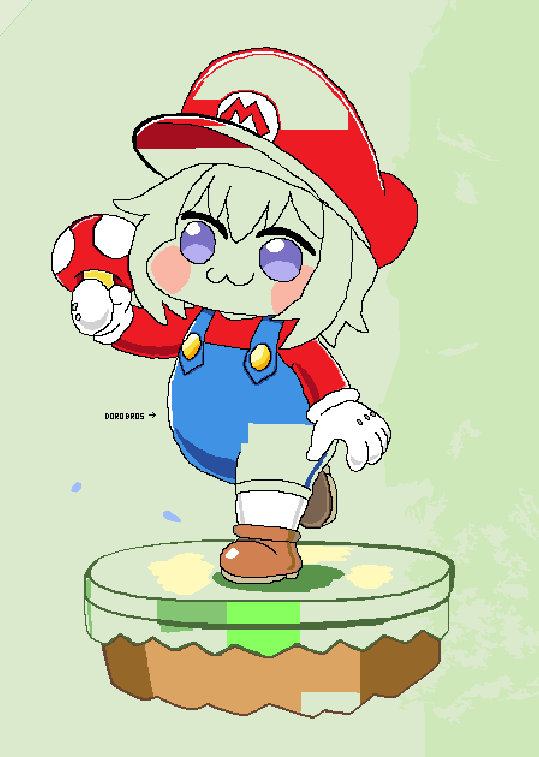 Darkyoshi0007's tweet photo. Day 3 drawing Super Doro Bros: Honestly, I really needed to do a drawing without so many details or with a lot of shading like I did with the RPGs, but I still miss their stress, haha.
#doro #wplaces #nikke #dorocord #doroland #mariobros #SuperMarioBros #pixelart https://t.co/b2D19us3RI