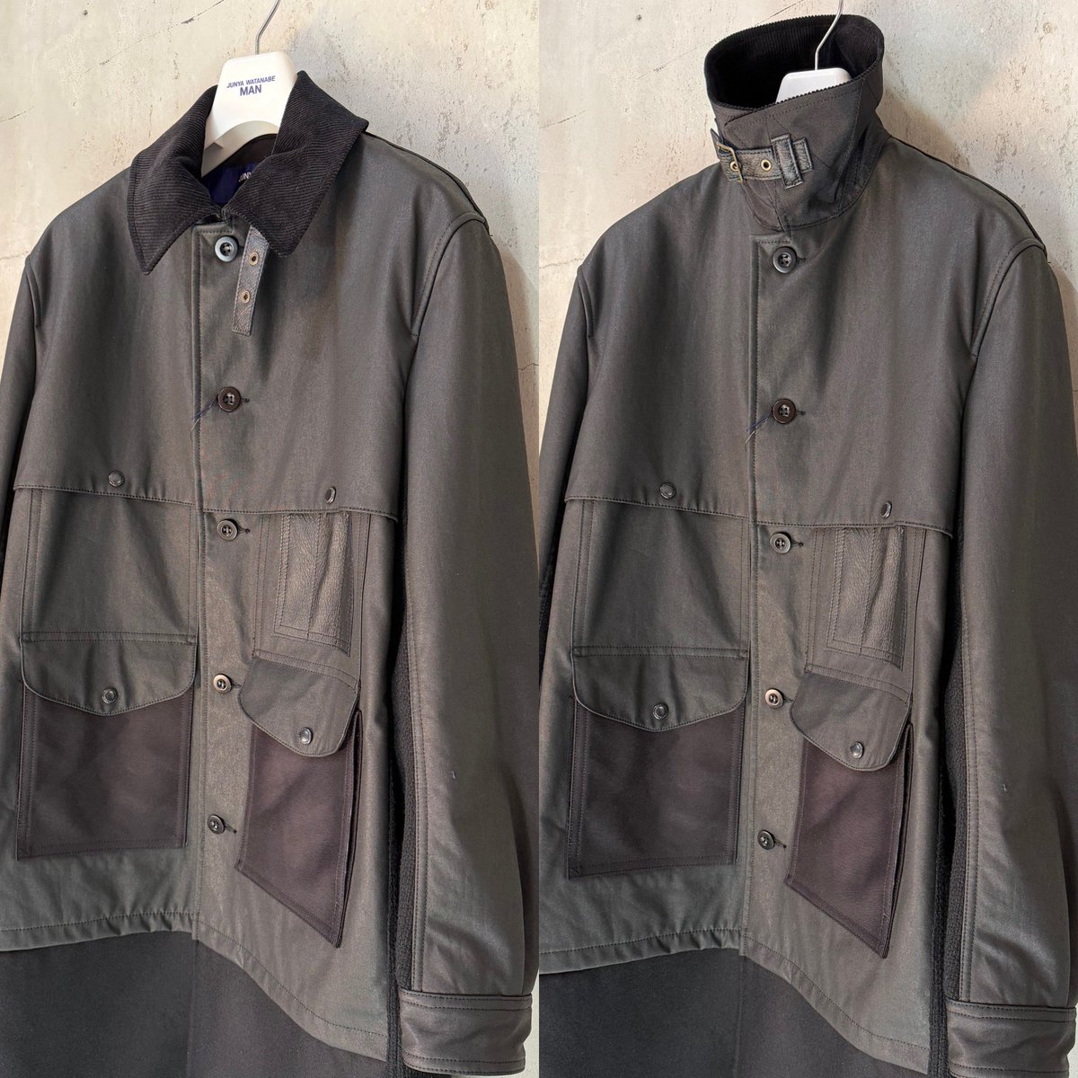 雰囲気抜群な黒コート❗️ 『JUNYA WATANABE MAN』 ・「FILSON」コラボ