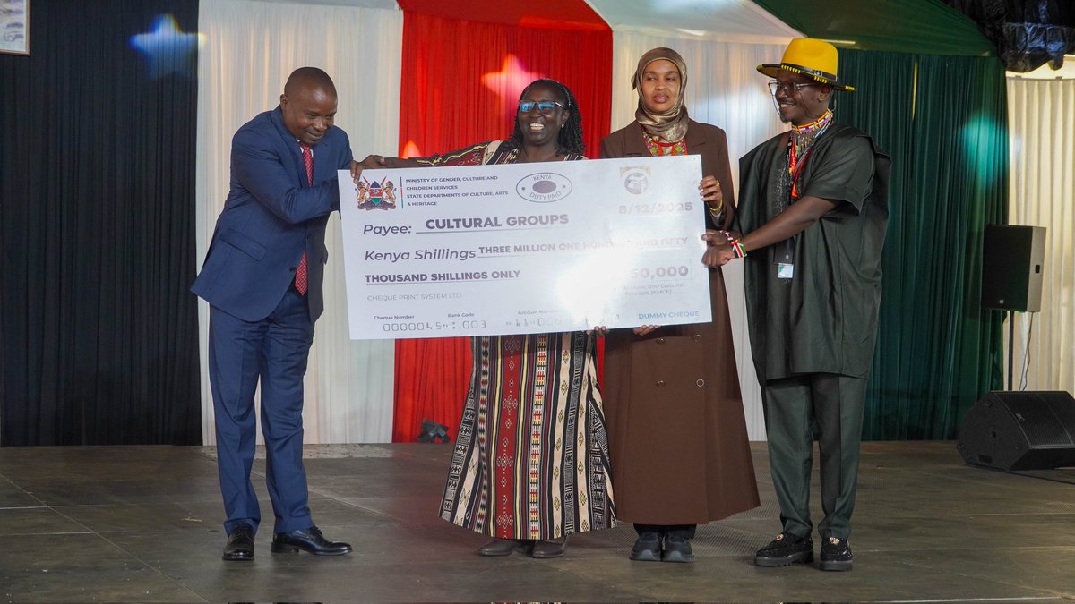 MusicCultural's tweet photo. Yesterday, we closed the 98th edition of KMCF in style at Moi Girls Eldoret! From the spectacular Gala to the final trophy  &amp; cash prize presentations, we celebrated nine days of cultural excellence, outstanding talent and performances. https://t.co/ZVGiRchhXk
