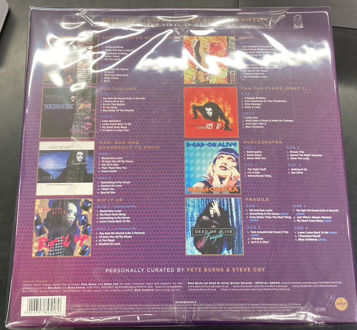 中古レコード BOX新入荷】 ⚡️Dead or Alive⚡️ 10LP BOX入荷致し