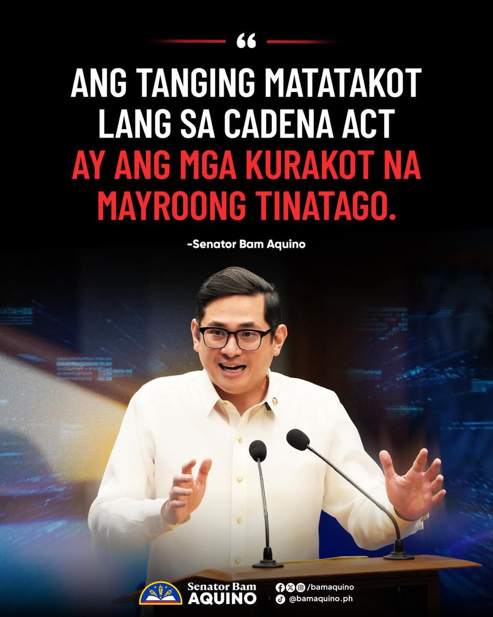 IanIslander3's tweet image. BREAKING 💥
President directed Congress to prioritize  4 Bills (after LEDAC) - 
CADENA Act (Disclosure of Expenditures, Nat'l Level) bill of Sen. Bam Aquino

Anti-dynasty bills
Independent People's Comm.
Party List Reform 

We challenge the President &amp;amp; Congress to PASS ALL FOUR!