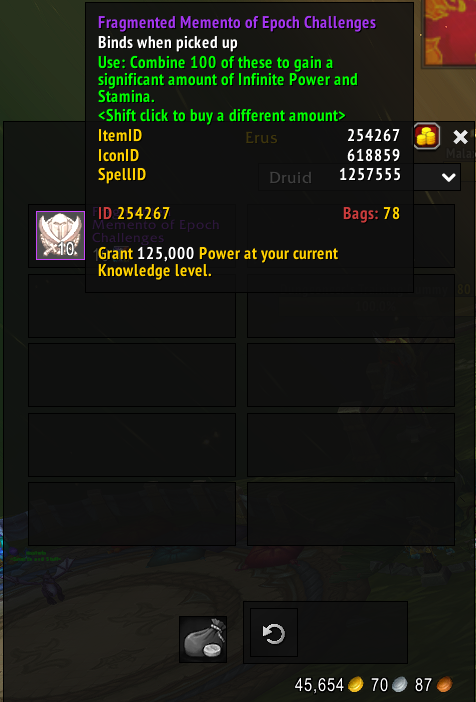 Wowhead's tweet image. A hotfix has been rolled out to live servers which allows players to trade an unlimited number of Motes of a Broken Time for Infinite Power in Legion Remix!

#WarWithin #Warcraft 

wowhead.com/news/trade-unl…