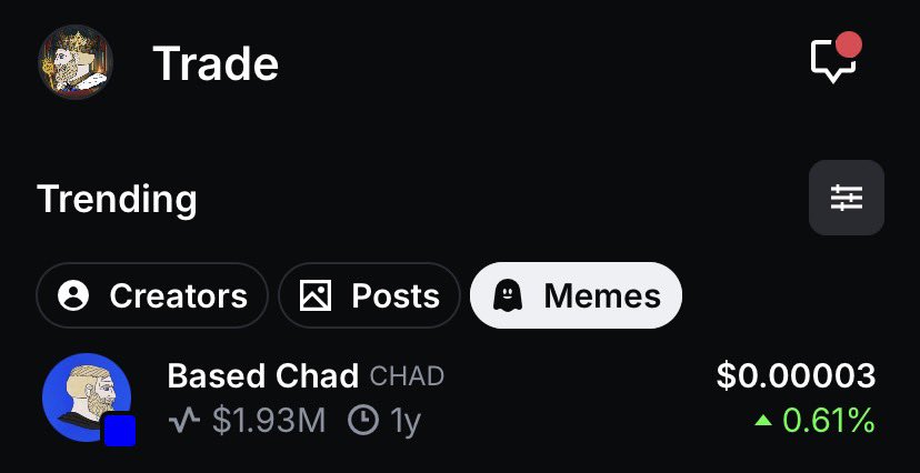 10yethChad's tweet image. Respect to all the $CHAD who keep pushing with discipline and dedication. Congratulations. @basedchad