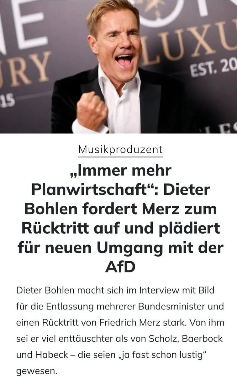 Dieter Bohlen bringt es auf dem Punkt 🎯💯