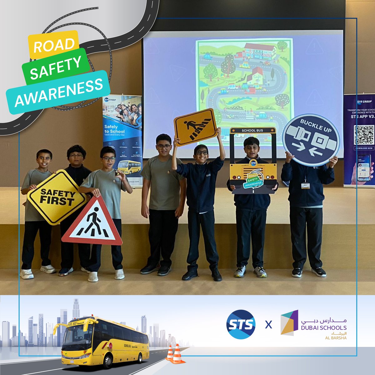 sts_gcc's tweet image. Three days of learning, awareness, and positive change at DSB! 🚸🚍
 
Our Road Safety Awareness eevnt equipped students with the skills and mindset to stay safe on the road every day.
 
#STSGroup #DubaiSchoolsAlBarsha #RoadSafetyAwareness #SafeJourneys #CommunityLearning…