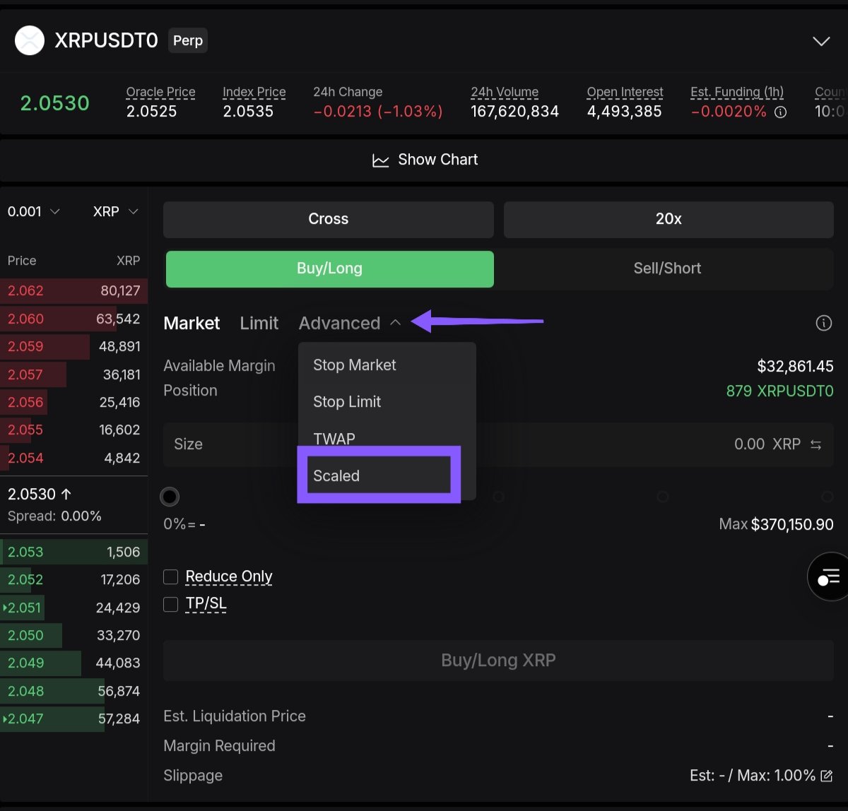 talk2phrank's tweet photo. One of my most anticipated features on @nadoHQ is the "scale order" a feature you can hardly see on other Dexs let's discuss:

A scale order is a powerful trading feature that lets users place multiple limit orders across different price levels with a single click. Instead of setting each order manually, traders can create a ladder of buy or sell orders arranged in ascending or descending order, depending on their market direction. 
For example, if a trader holds 1 ETH and wants to sell it in increments as the price climbs, they can set a rule such as selling 0.1 ETH for every $50 increase. Once confirmed, the system automatically distributes these sell orders across the order book at $50 intervals until the entire amount is allocated. The same logic can be applied for scaling into long or short positions.

A scaling order feature is crucial for a perp DEX because it tackles several trading limitations that professional traders commonly encounter on decentralized platforms. Here's why it matters:

1. It enables smarter position management
Scaling orders allow traders to enter or exit positions gradually instead of all at once. This reduces execution risk, smooths average entry/exit prices, and mirrors how many professionals already manage risk on CEXs and advanced trading platforms.

2. It eliminates the need to place dozens of manual limit orders
Without scaling orders, users must manually input each order level, size, and price which can be time-consuming and error-prone. A single-click ladder system saves time, prevents mistakes, and creates a much smoother workflow.

3. It improves liquidity on the order book
When traders can easily place multiple orders across many price levels, the order book becomes denser and deeper. More resting liquidity makes the DEX feel tighter, more active, and more competitive with CEXs.

4. It enhances automation without requiring bots
Most traders lack the tools or skills to create scripts or trading bots. Scaling orders effectively give retail users a built-in micro-automation tool, letting them execute professional strategies without leaving the platform.

Nado DEX has even more advanced features on the way, built on @inkonchain to serve both professional and beginner traders. Its UI and UX feel like a top-tier CEX, maybe even better while remaining fully decentralized. The scale order feature is almost ready for mainnet and is currently live on Testnet. You can start testing it using the link below.

gNado 🌪️ 
https://t.co/2Awyem8wjU