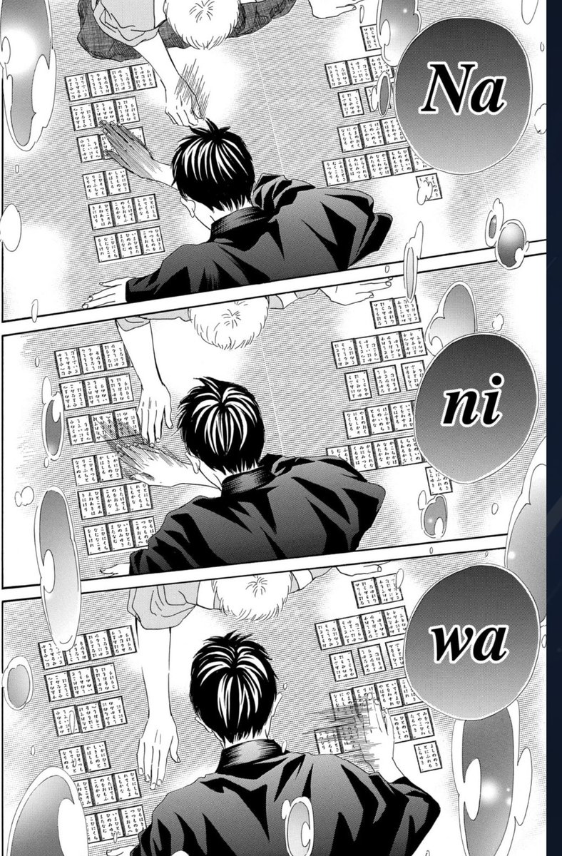 i decided to reread the later section of chihayafuru. i think it could be really fun to animate these types of scenes.
