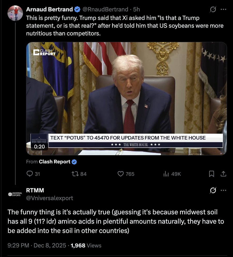 As pessoas não estão enxergando o quadro geral. Acham que Trump é um traidor por vender H200 para a China. Isso é puro o