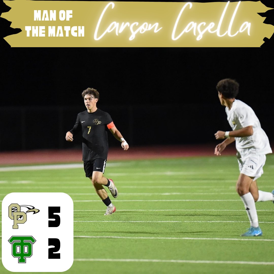 OPHS 5 -<a href="/TOHSBoysSoccer/">TOHS Boys Soccer</a> 2

Goals:
Quincy Baker
<a href="/SvenSjoquist/">Sven Sjoquist</a> 
<a href="/26ColeMitchell/">Cole Mitchell</a> 
Carson Casella - 2

Assists:
Rastin Houshmand 
<a href="/26ColeMitchell/">Cole Mitchell</a> 
Carson Casella

<a href="/EliavAppelbaum/">Eliav Appelbaum</a> <a href="/latsondheimer/">eric sondheimer</a> <a href="/JLA_Sports/">Jonathan Williams</a> <a href="/Tarek_Fattal/">Tarek Fattal</a> <a href="/OPathletics/">Oak Park Athletics</a> <a href="/vcspreps/">VCS Preps</a> <a href="/TheAcornSports/">Acorn Sports</a> <a href="/PrepSoccer/">Prep Soccer ⚽️</a>