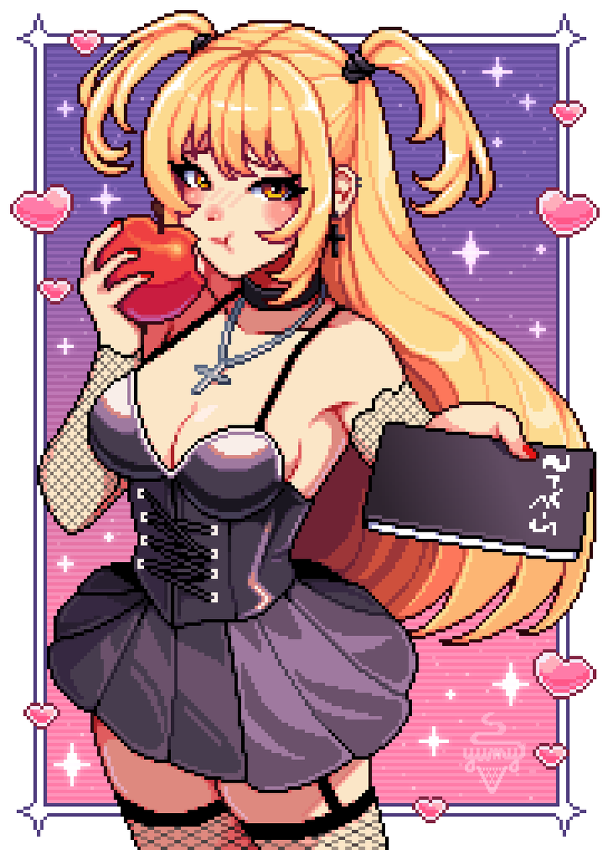 Amane Misa from Death Note🍎💀
#pixelart #ドット絵