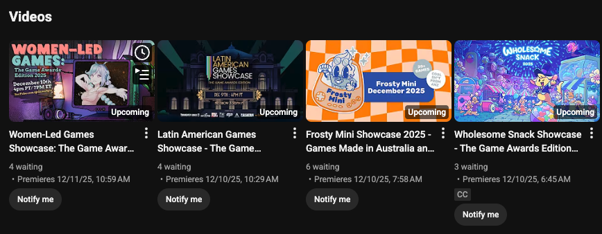 FrostyGamesFest's tweet photo. Did you know you can also catch the Frosty Mini showcase live tomorrow on @GameSpot's YouTube channel? Amongst the most excellent company, too.

👉 https://t.co/leSg5KyIlp https://t.co/7UyAQxpSWF