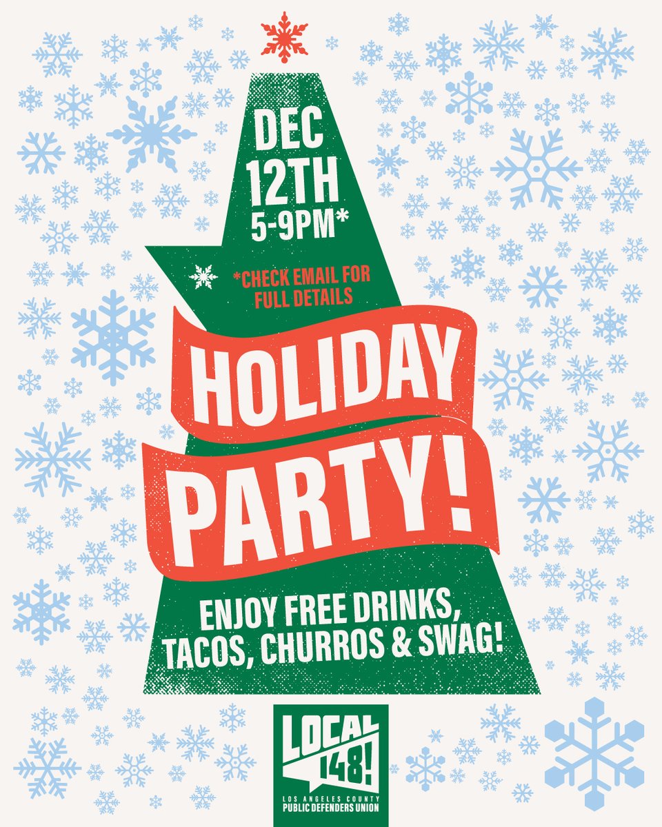 Local 148 members: remember to RSVP for our December 12th holiday party! You can find RSVP information in your email. Hope to see you there!