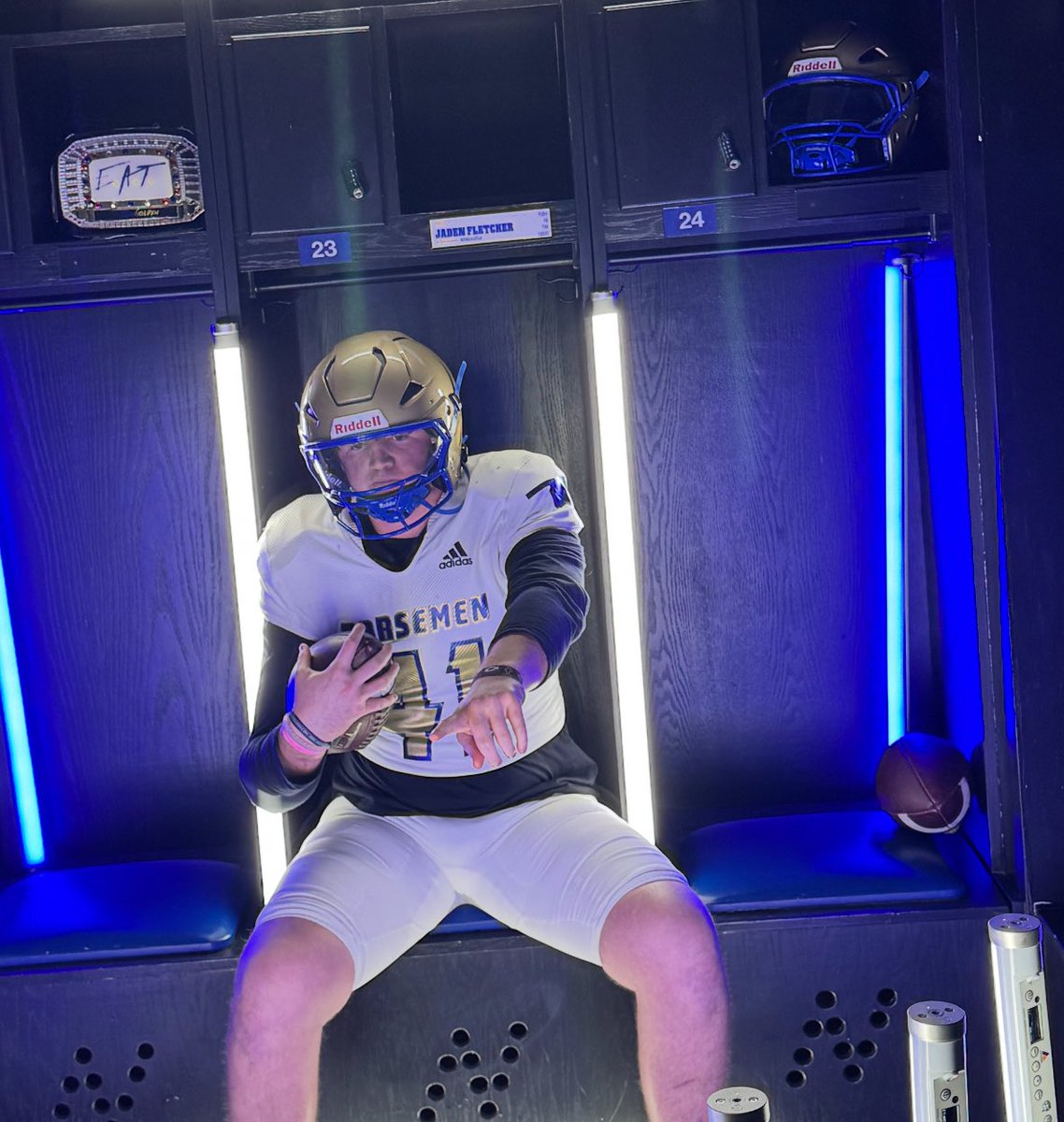 Blessed to have had an amazing visit at Northeastern Oklahoma A&amp;M College.
Thank you <a href="/CoachCrissup/">Zachary Crissup</a> and <a href="/CoachSeanKelly/">Sean Kelly</a> for taking care of me and my family. 🔵⚔️🟡
#NorseUp #GoldenNorse #EAT 
<a href="/NewcastleFTBL/">Newcastle Racer Football</a> <a href="/Norsemen_FB/">NEO Football</a> <a href="/SidelinePreps/">Sideline Preps</a> <a href="/TopPreps/">247 College Sports News Recruiting Top Preps on X</a> <a href="/PrepRedzoneOK/">Prep Redzone Oklahoma</a> <a href="/sixstarfootball/">Six Star Football | PLUS+</a>