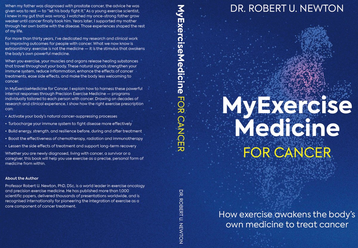I’m pleased to announce the release of my new book, MyExerciseMedicine for Cancer.

This book is written first and foremost for people with cancer, survivors, and their families. I explain—in clear, accessible language—how exercise functions as a medical treatment and how it can