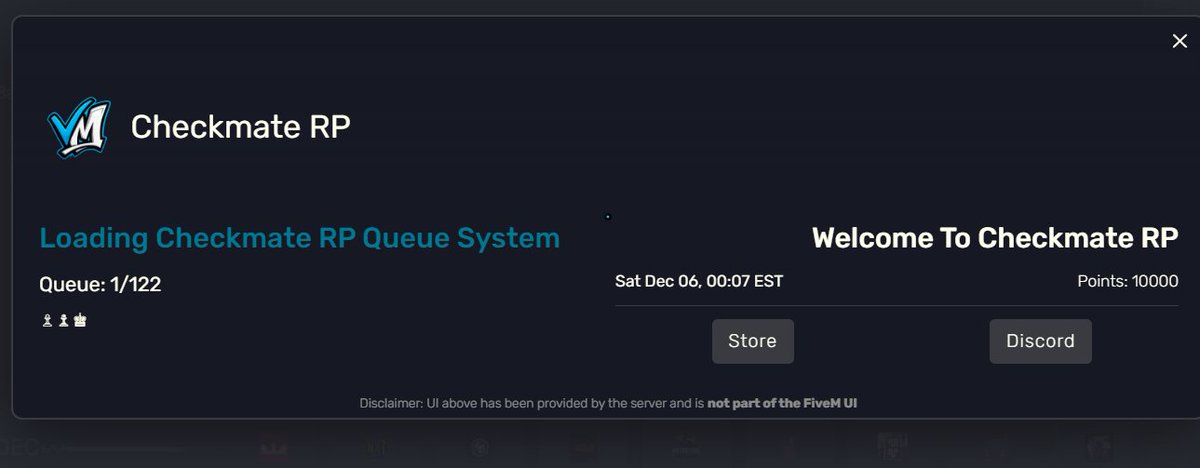 Don't really post much on X but Im proud of how things are in Checkmate RP its good to see even after closing down 1.0 bringing it back has been bigger and better! - if anyone is interested in RP - discord.gg/checkmaterp
110/110 on a nightly basis!
