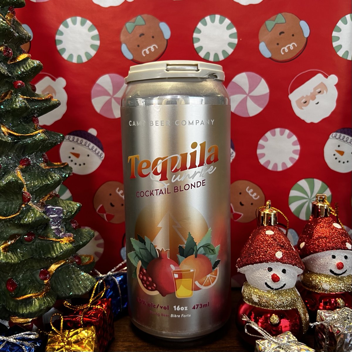 Camp Beer Company Tequila Sunrise Cocktail Blonde

6.0% Cocktail Blonde Ale 

Blonde ale built like its namesake cocktail: bursts of orange and pomegranate over a lightly sweet, candy-like malt base with a soft tequila note. Fruity, gently tart and not very sugary—an easy sipper.