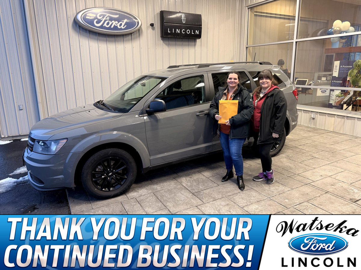WatsekaFord's tweet image. 🎉 Congratulations to ABRA of Sheldon on their new Dodge Journey! 🚙 Thank you for trusting Derek and our dealership again! We truly appreciate your continued business! Enjoy every mile in your awesome new ride! 🙌✨

#DodgeJourney #RepeatCustomer #WatsekaFord #ThankYou