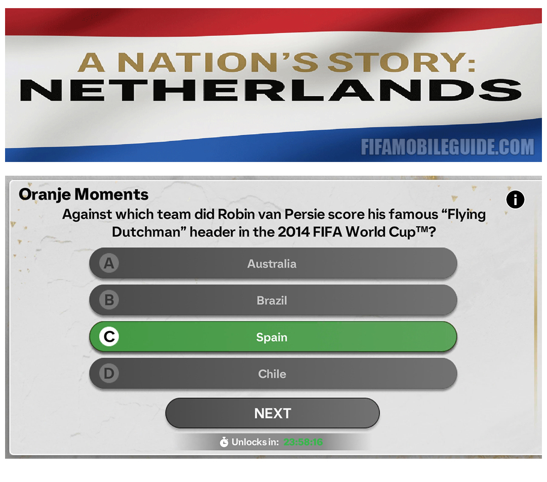 Netherlands trivia answer for today (Day 6)👇 

#fcmobile fifamobileguide.com/a-nations-stor…
