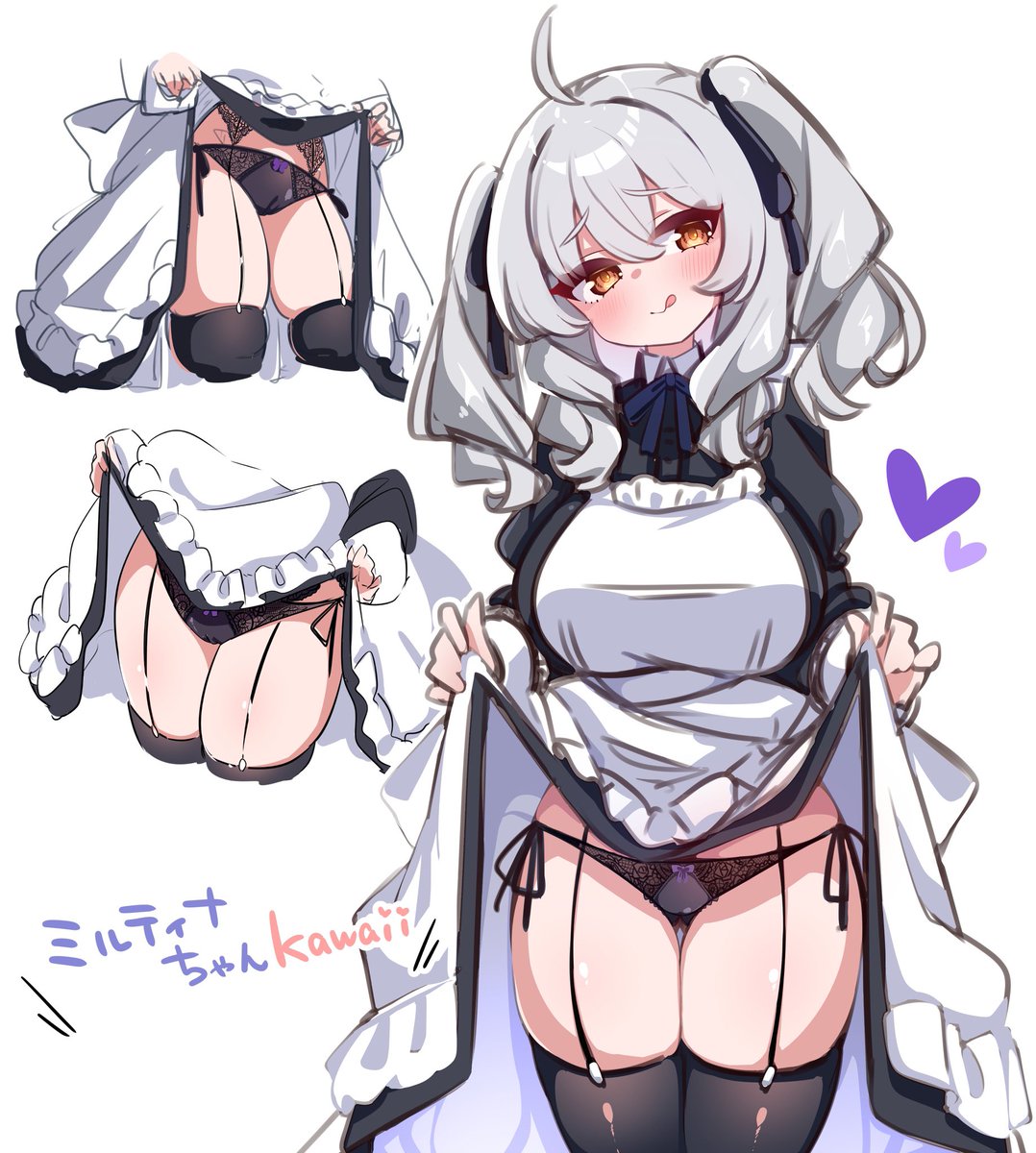 #今年も残りわずかなので今年一番伸びた絵を貼る

ミルティナちゃん！