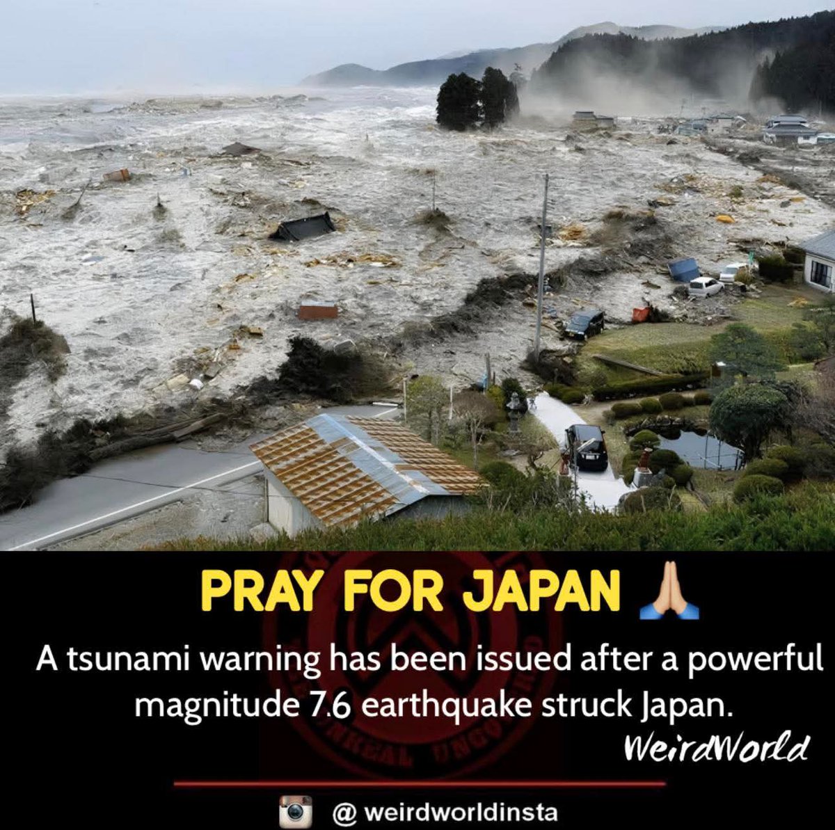 Kay_theSEG's tweet photo. Praying for everyone's safety! 🙏🙏🙏 https://t.co/bb0lqT3q4m