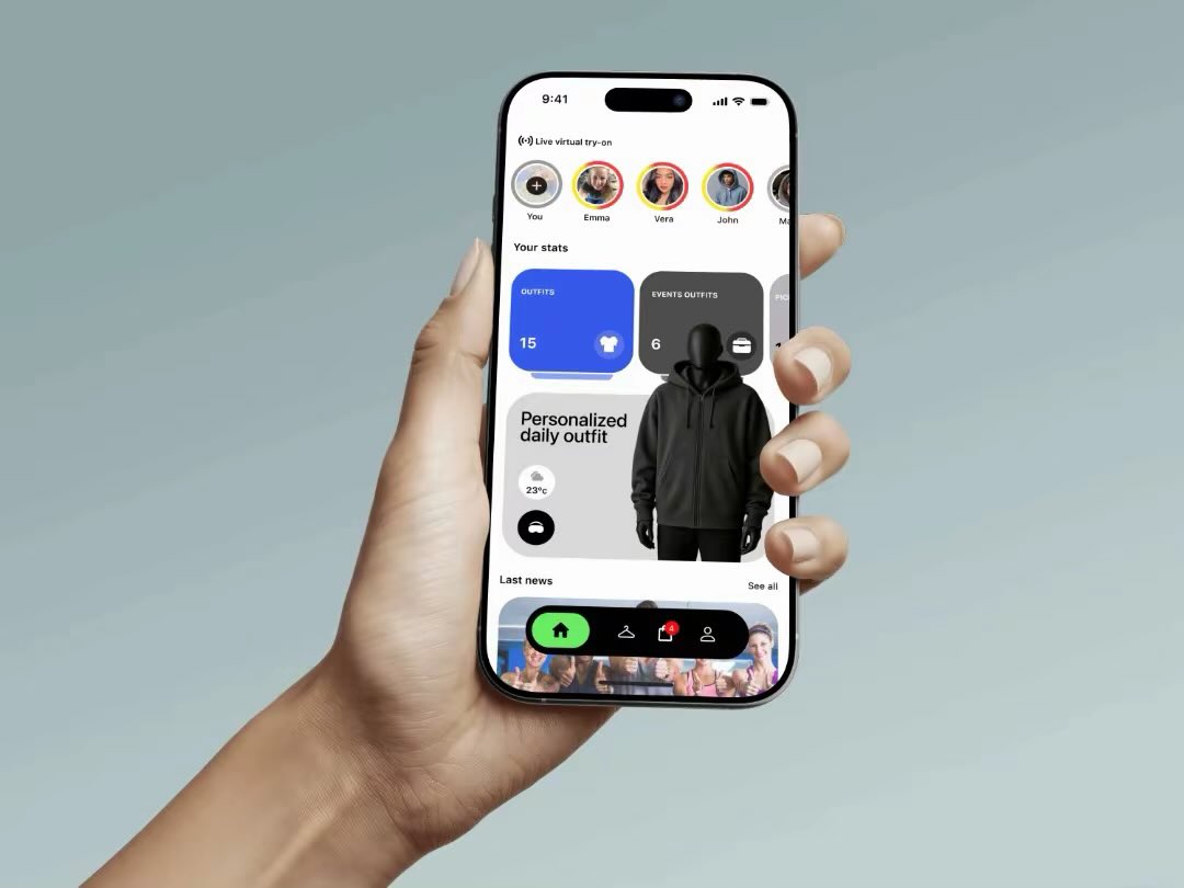 I recently designed a mobile clothing experience that balance your outfit plans with user trust.