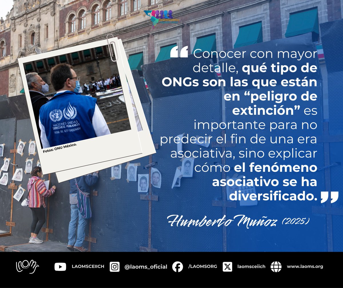 📝Humberto Muñoz discute la tesis de Sarah Bush y Jennifer Hadden, quienes, a partir de la disminución global de las ONG’s y factores como el avance de los regímenes autocráticos, afirman que presenciamos el fin de este tipo de organizaciones.  

👉n9.cl/umo60