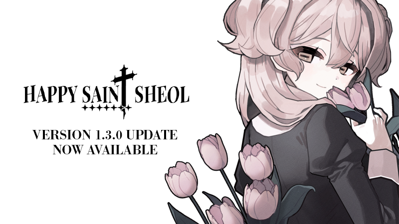 sekaiproject's tweet photo. The major 1.3.0 update for HAPPY SAIN† SHEOL is now live on Steam! It brings achievements, scenario text updates, new CGs, and more! To celebrate, enjoy a 30% discount this week! Make sure to check out our blog for all the detailed patch notes~ https://t.co/4t1JS9WLP2