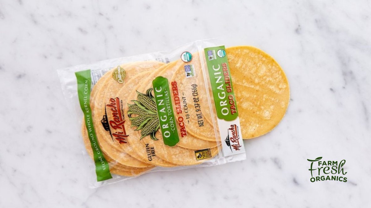 FreshOrganicsAU's tweet image. Snack time just got tastier 🌽😋! Our Organic Corn Taco Sliders by Mi Rancho are soft, tasty, and packed with flavour. Perfect for any occasion! 
#FarmFreshOrganics #OrganicTacos #MiRancho #FreshFood"