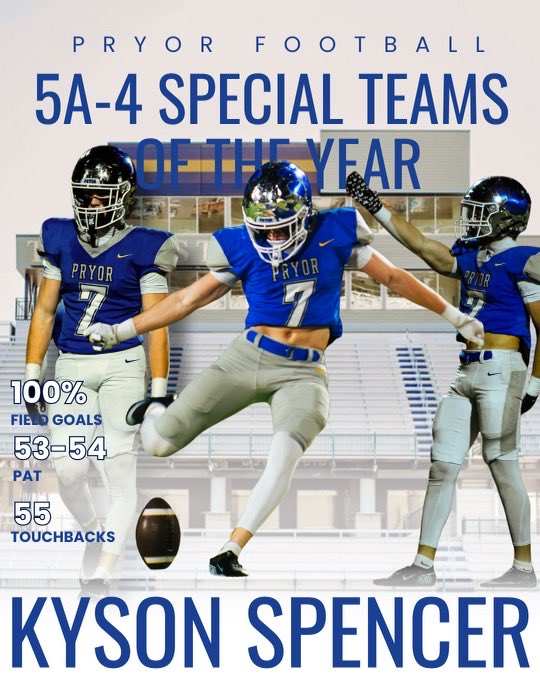 All-District Special Teams Player of the Year! 🅿️🐅🏈 #DRAWTHELINE