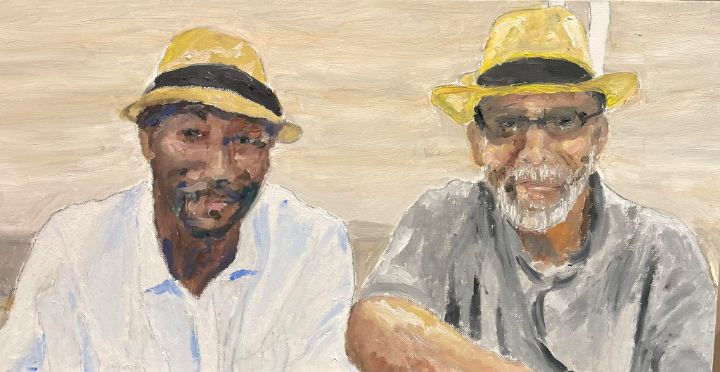 RGF52's tweet image. Art of the Day! "Father and Son". Buy at: ArtPal.com/robertgfishman…