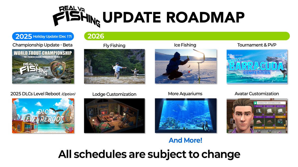 Real VR Fishing tweet media